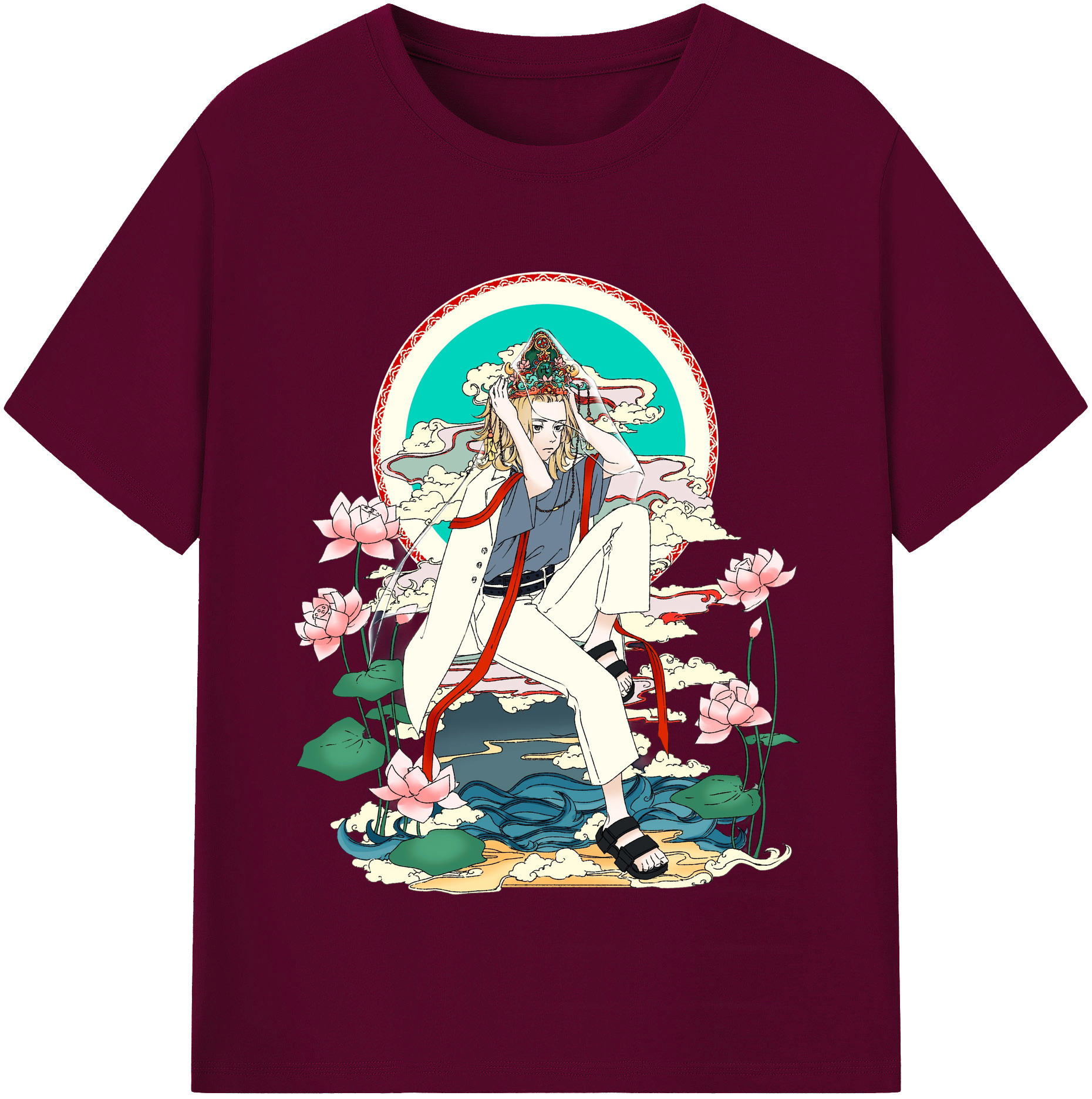 （画像用） 東京リベンジャーズ Tokyo Revengers レディースカジュアルプリントTシャツ（綿100％）